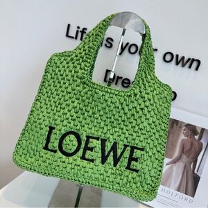 LOEWE fashion straw bag